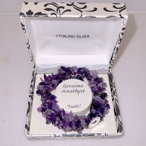 🆕 Genuine Amethyst Faith Bracelet